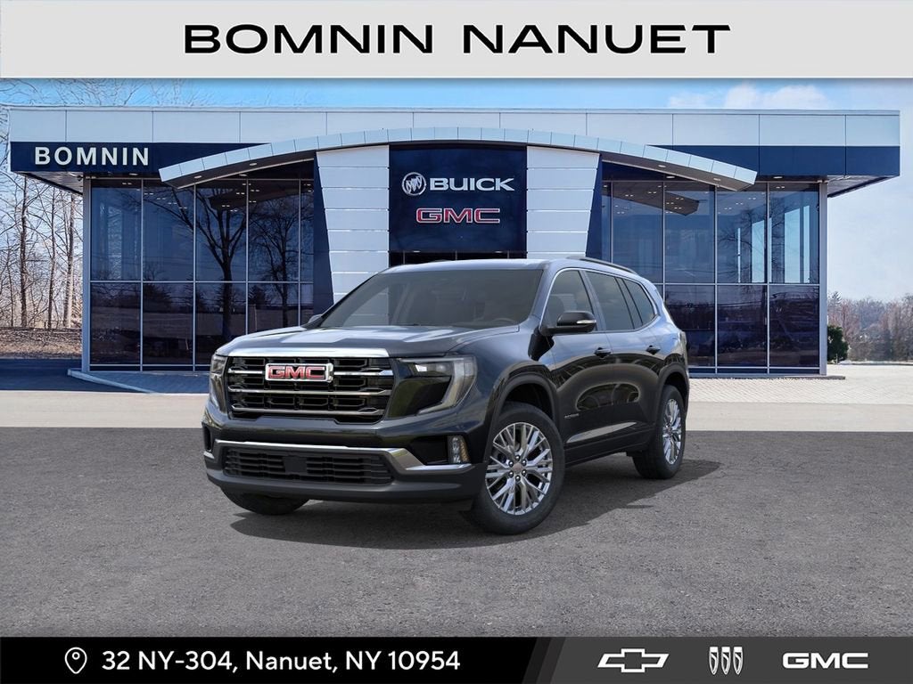 2026 GMC Acadia Elevation in Ebony Twilight Metallic — front three-quarter view