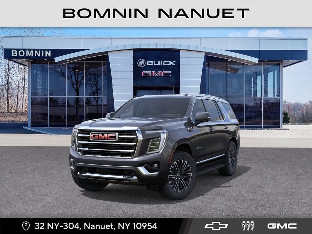 2026 GMC Yukon Elevation in Titanium Rush Metallic — front three-quarter view