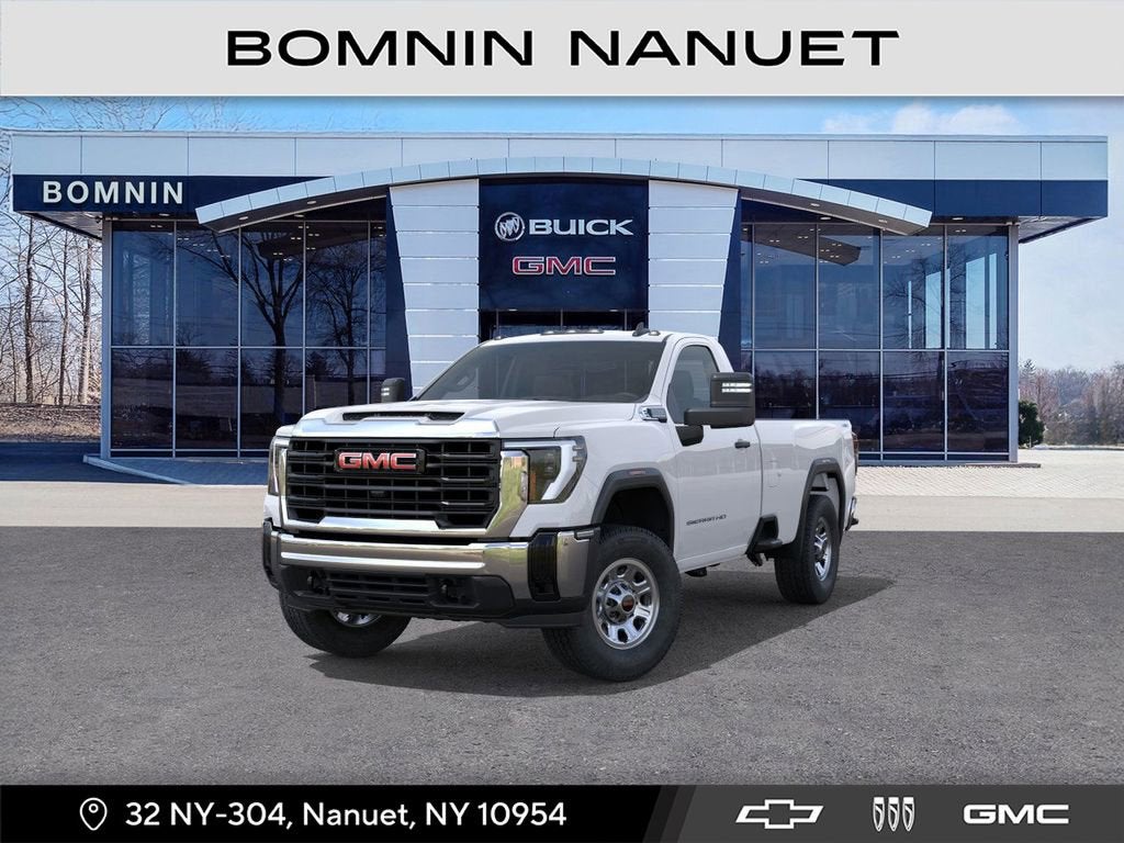 2026 GMC Sierra 2500 HD Pro in Summit White — front three-quarter view