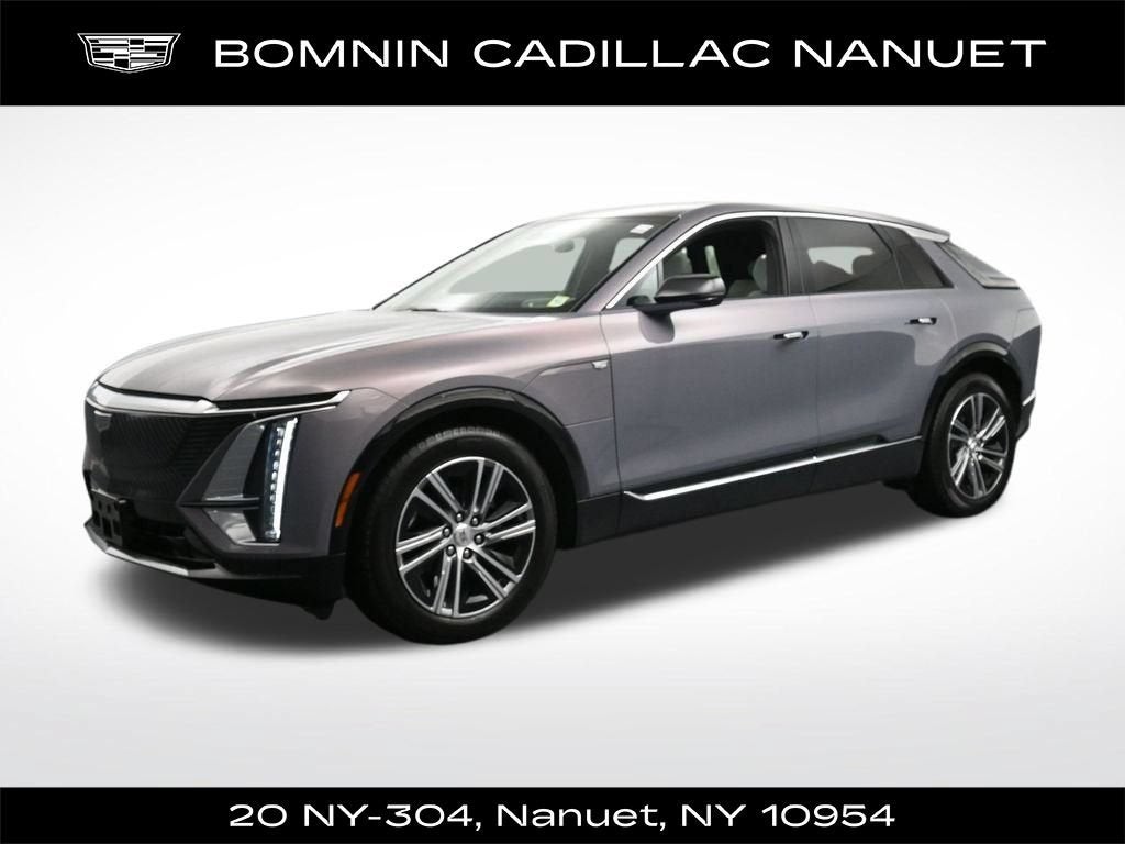 2025 Cadillac LYRIQ Luxury 1 in Celestial Metallic — front three-quarter view
