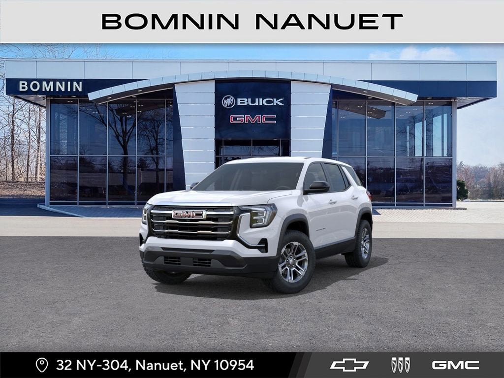 2026 GMC Terrain Elevation in Summit White — front three-quarter view