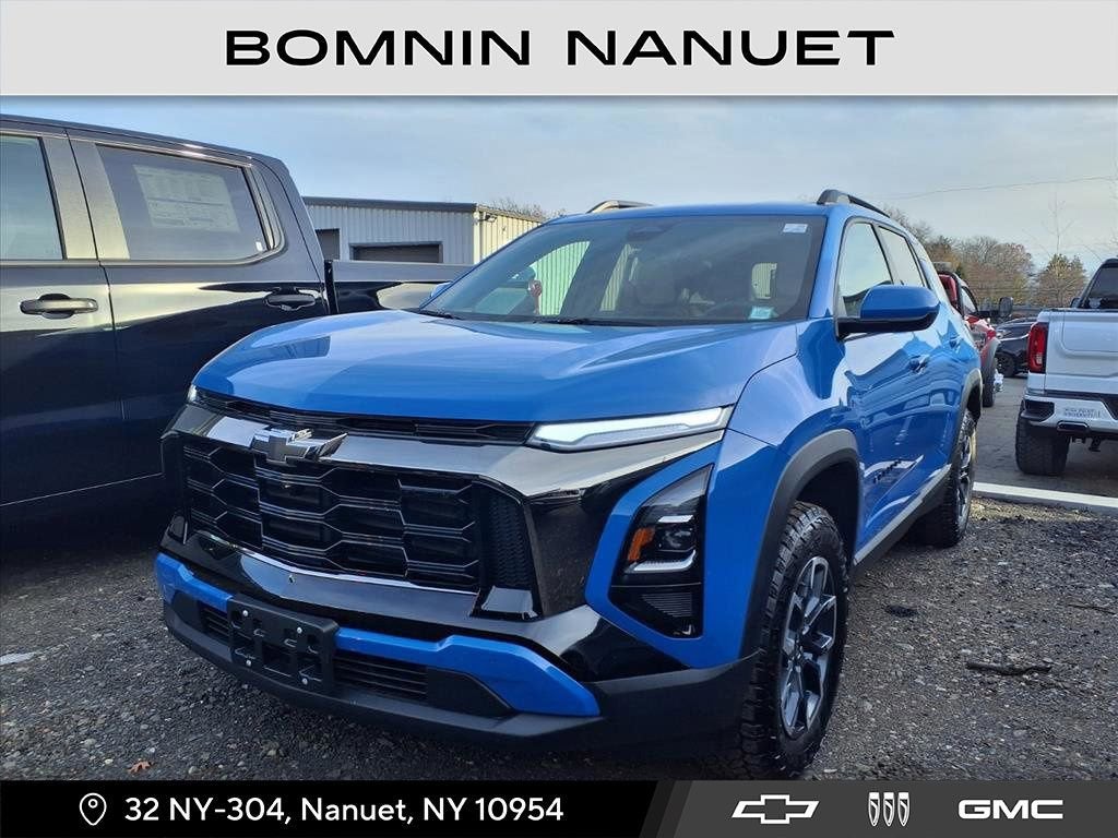 2026 Chevrolet Equinox ACTIV in Reef Blue Metallic — front three-quarter view