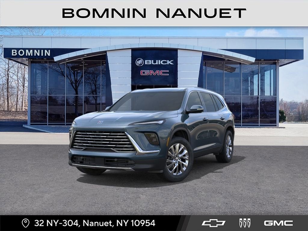 2026 Buick Enclave Preferred in Ocean Blue Metallic — front three-quarter view
