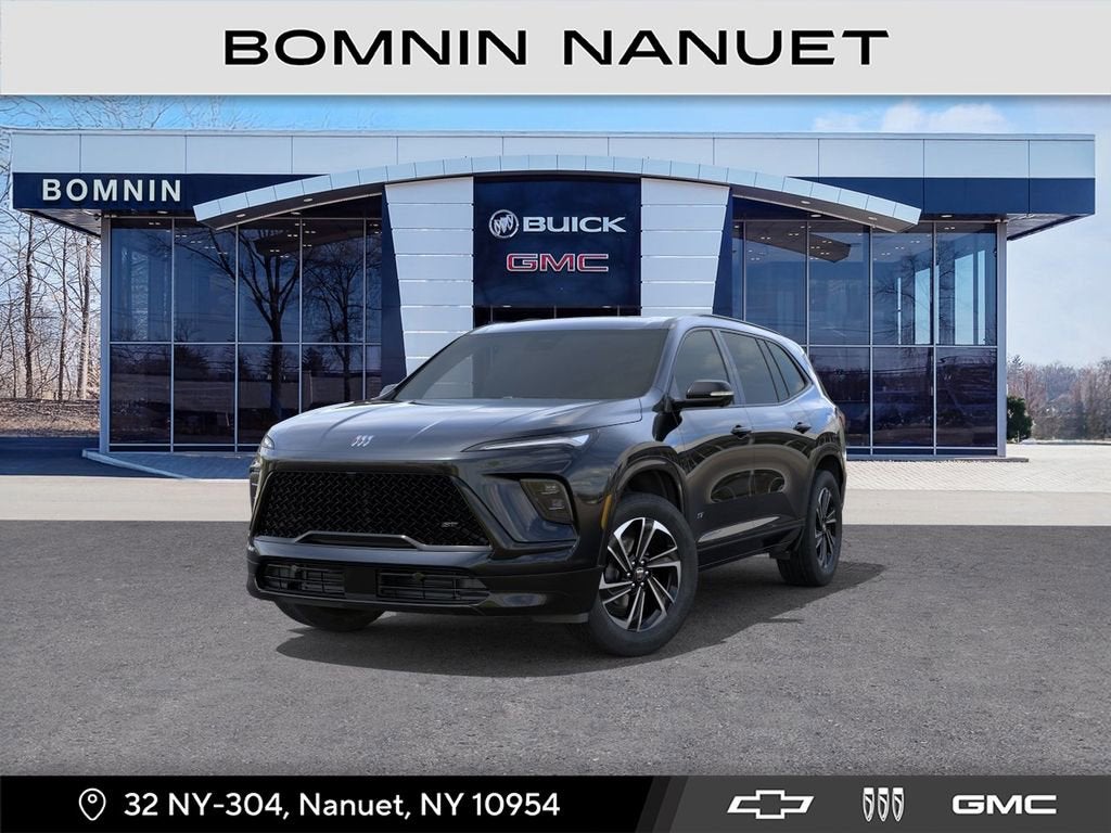 2026 Buick Enclave Sport Touring in Ebony Twilight Metallic — front three-quarter view