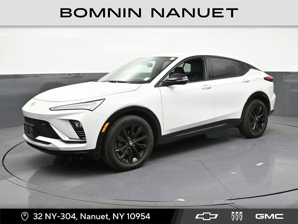 2024 Buick Envista Sport Touring in Summit White — front three-quarter view